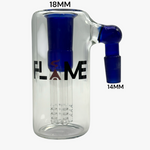 Load image into Gallery viewer, FLAME MBAC037 BLUE 14MM 90 DEGREE ASH CATCHER M-14 TO F-18