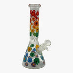 Load image into Gallery viewer, 10" GLASS BONG MIX FLOWERS PG1068