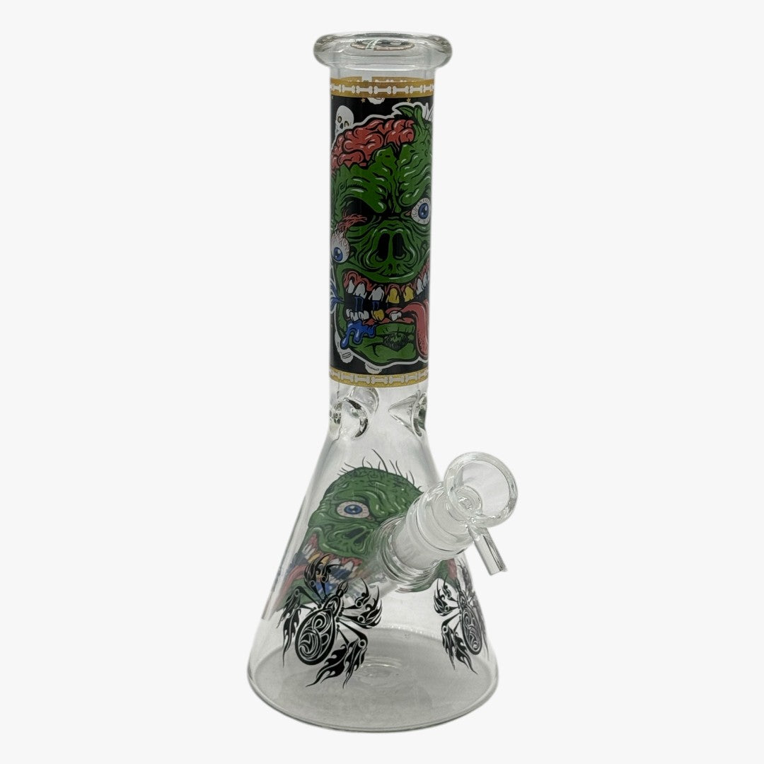 10" MONSTER DESIGN HYDRO GLASS BONG MST003