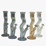 Load image into Gallery viewer, 10&quot; ZIG ZAG GLASS BONG - MST025
