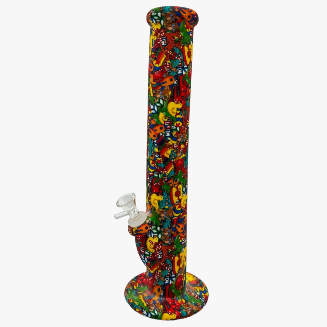 14'' STRAIGHT  SILICONE BONG
