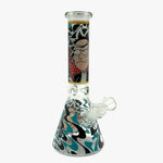 Load image into Gallery viewer, PG1070 / 10&quot; GLASS BONG GLOW IN DARK
