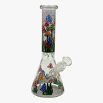 Load image into Gallery viewer, 10&quot; GLASS BONG LONG MUSHROOM PG1075
