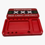 AMSTERDAM RED DISTRICT ROLLING TRAY