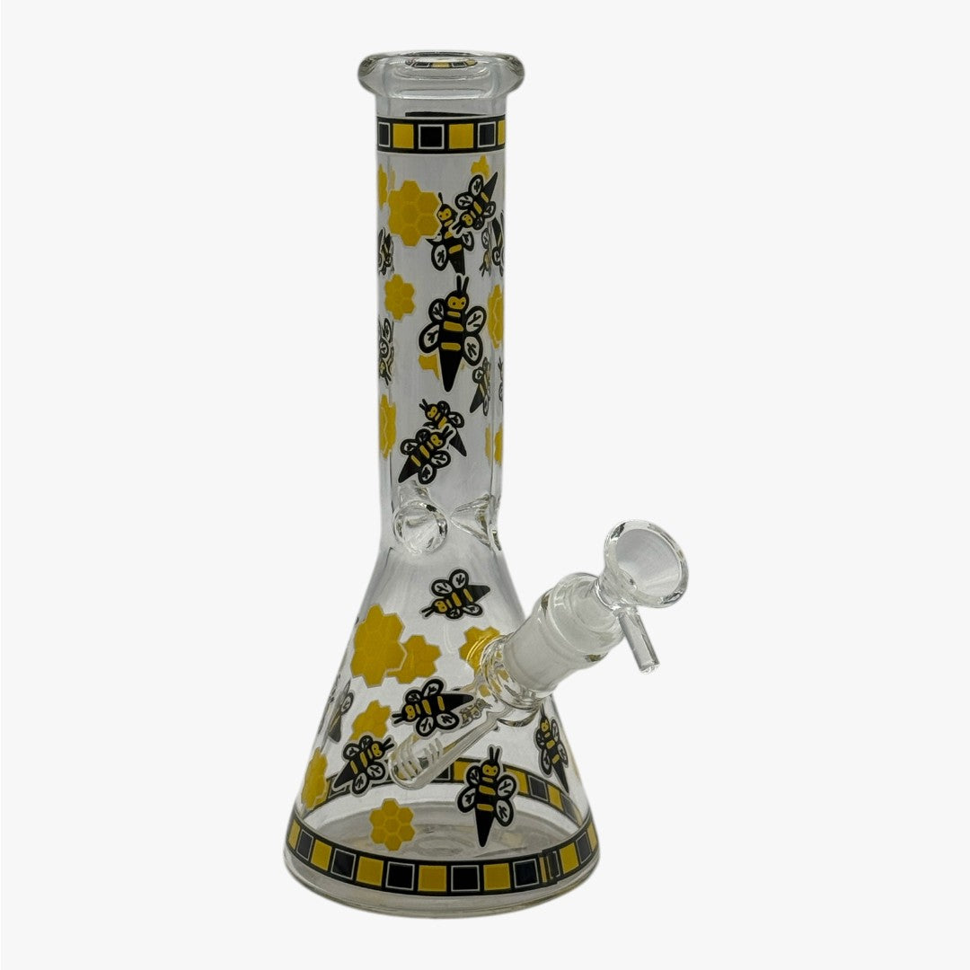 10" GLASS BONG BEE PG1076