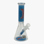 Load image into Gallery viewer, 10&quot; HONEYCOMB DECAL GLASS BONG MST002
