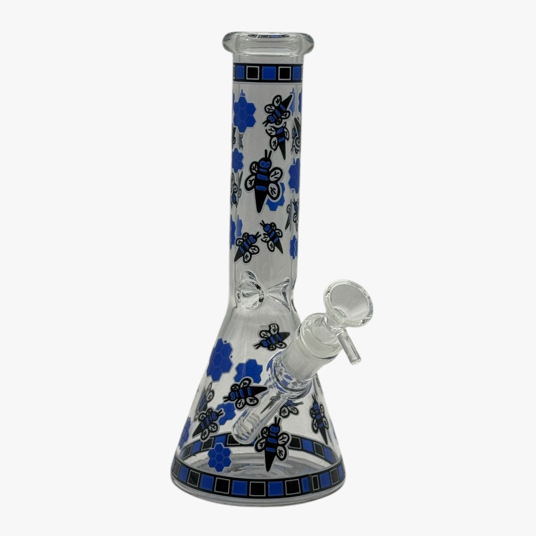 10" GLASS BONG BEE PG1076