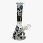 Load image into Gallery viewer, 10&quot; GLASS BONG LONG MUSHROOM PG1075
