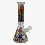 Load image into Gallery viewer, 10&quot; GLASS BONG LONG MUSHROOM PG1075
