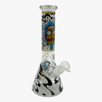 Load image into Gallery viewer, PG1070 / 10&quot; GLASS BONG GLOW IN DARK
