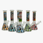 Load image into Gallery viewer, PG1070 / 10&quot; GLASS BONG GLOW IN DARK
