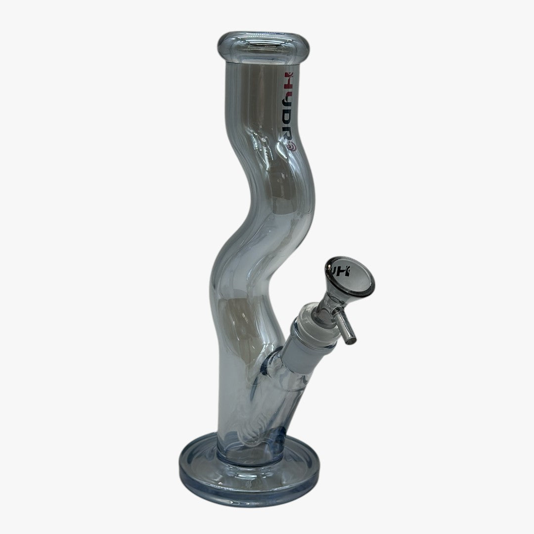 10" ZIG ZAG GLASS BONG - MST025