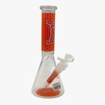 Load image into Gallery viewer, 10&quot; HONEYCOMB DECAL GLASS BONG MST002
