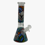 Load image into Gallery viewer, 10&quot; GLASS BONG CLOWN PG1050
