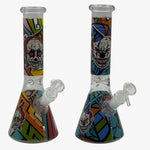 Load image into Gallery viewer, 10&quot; GLASS BONG CLOWN PG1050
