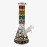 Load image into Gallery viewer, 10&quot; GLASS BONG GLOW IN DARK PG1065
