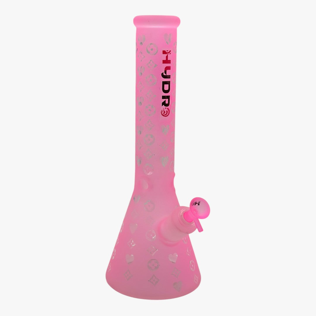14" BEAKER DESIGN GLASS BONG - MST028