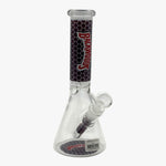Load image into Gallery viewer, 10&quot; HONEYCOMB DECAL GLASS BONG MST002
